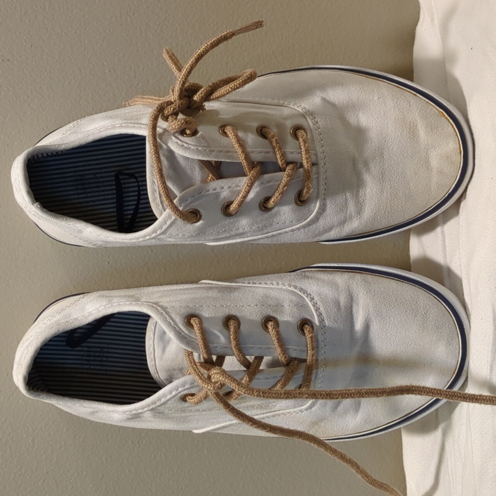 White Janie and Jack Sneakers... barely worn